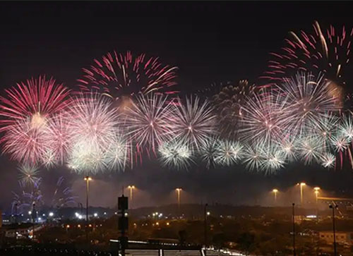 都江堰市焰火晚会